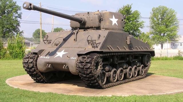 Американские танки времен Второй мировой.
