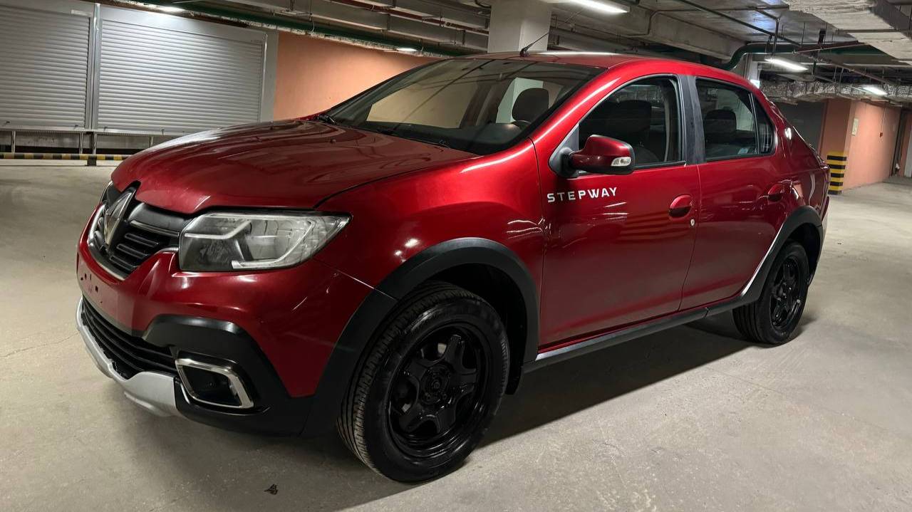 Renault Logan; 1,6 АT; 2019; Красный