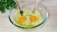 Капуста и 2 яйца Вкусный ужин из простых продуктов Так КАПУСТУ вы еще НЕ ГОТОВИЛИ!