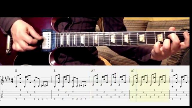 Country Guitar in E (tab)