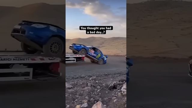 Life Lessons： How NOT to tow a Subaru WRX Rally Car… #rallycar  #racing #shorts #offroad
