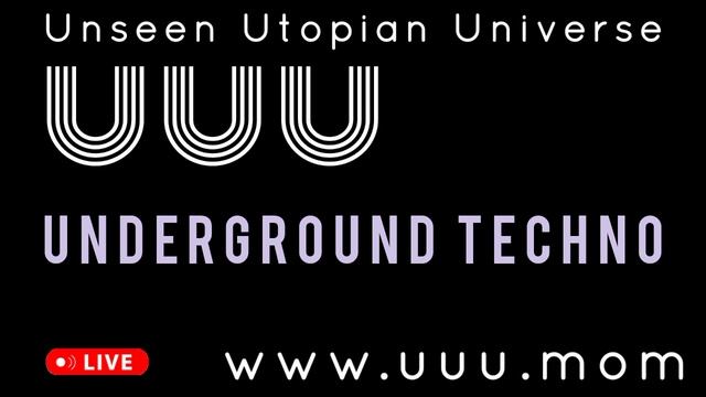 UUU - Underground Techno 2024 - DJ 2025 - новая электронная танцевальная техно музыка 2025 миксы