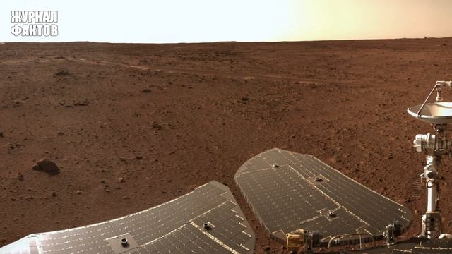Панорамы Марса, снятые китайским марсоходом Чжучжун