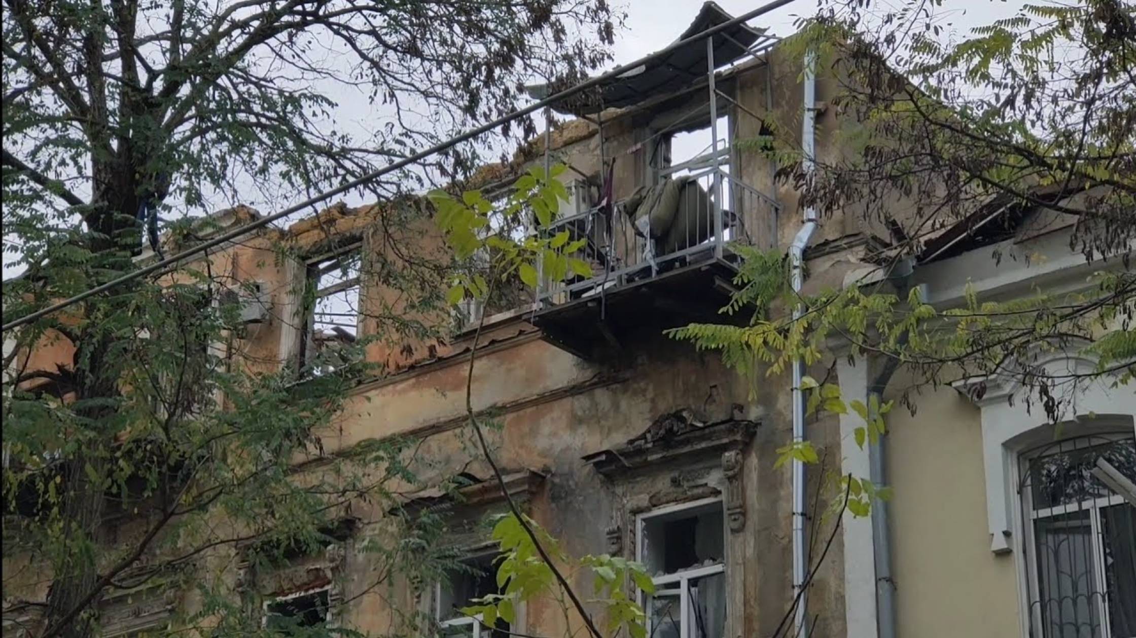 Одесса. 15 ноября 2024. Разрушения, пожары, взрывы, жертвы, результат ночной атаки (перезалив)