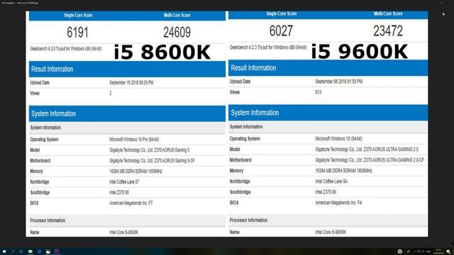 Процессор I5 9600K Первый Тест Процессор Оказался Хуже Старого INTEL CORE I5 8600K