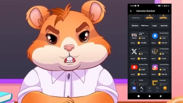 КОМБО HAMSTER KOMBAT ** Забираем КОМБО в Хомяках