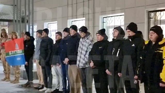 Сегодня прошла пятая отправка призывников в рамках осенней призывной кампании