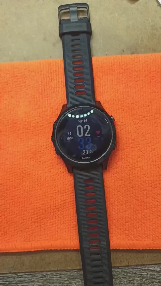ремонт часов Garmin forerunner 945. сошли с ума, сами что-то нажимают