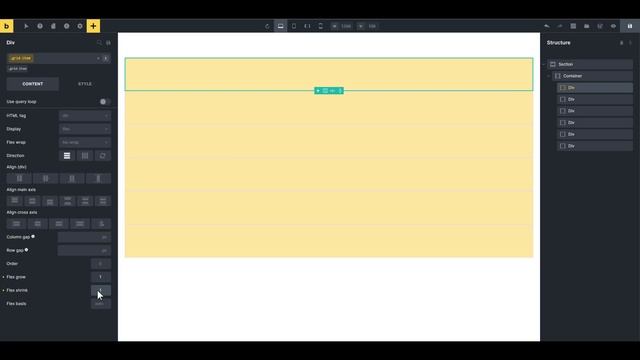 Лучшие методы Flexbox (без точек останова) в Bricks Builder