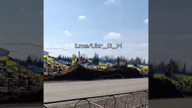 Военные кладбища на Украине стремительно растут по площади и числу могил  Подобные видео куда лу...