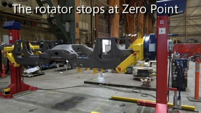 Rotator Work Positioner for Rail MRO