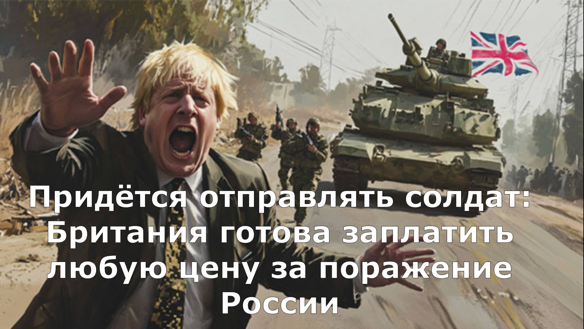 Придётся отправлять солдат: Британия готова заплатить любую цену за поражение России