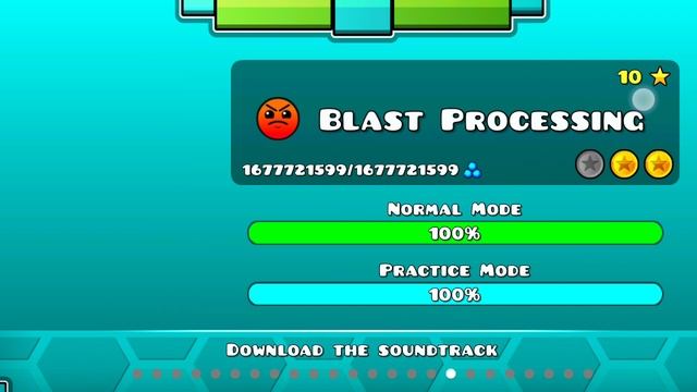 16 левел blast proccesing geometry dash