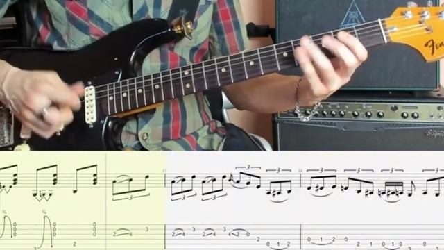 Stevie Ray Vaughan -Pride And Joy With On-Screen (tab,guitar cover)