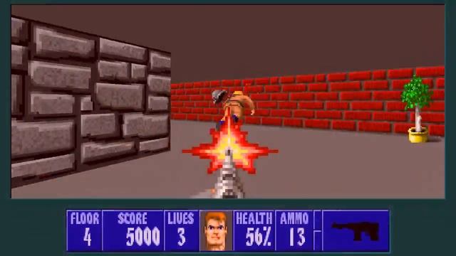 Wolfenstein 3D The Way id Did Episode 3 Floor 4 Speedrun In 51 Seconds (Door Skip) Death Incarnate
