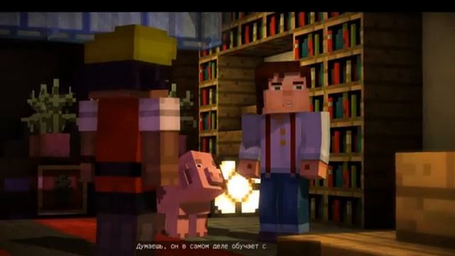 Minecraft Story Mode Season 1(эпизод 3) - Игрофильм(3 часть)