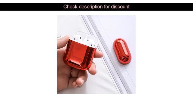 Case For Airpods 2 Air pods Color PC Earphone Transparent Hard PC Cases For AirPods Case Protective