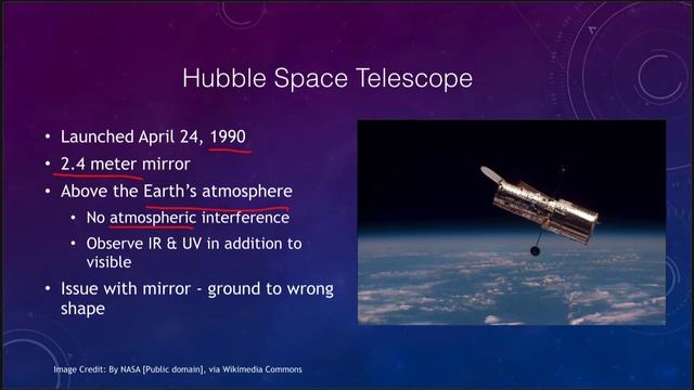 Lesson 6 - Lecture 4 - Space Telescopes - OpenStax - OpenStax