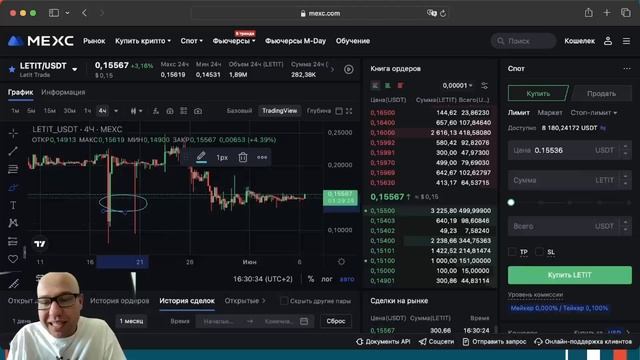 Как торговать Letit на бирже MEXС | Инструкция