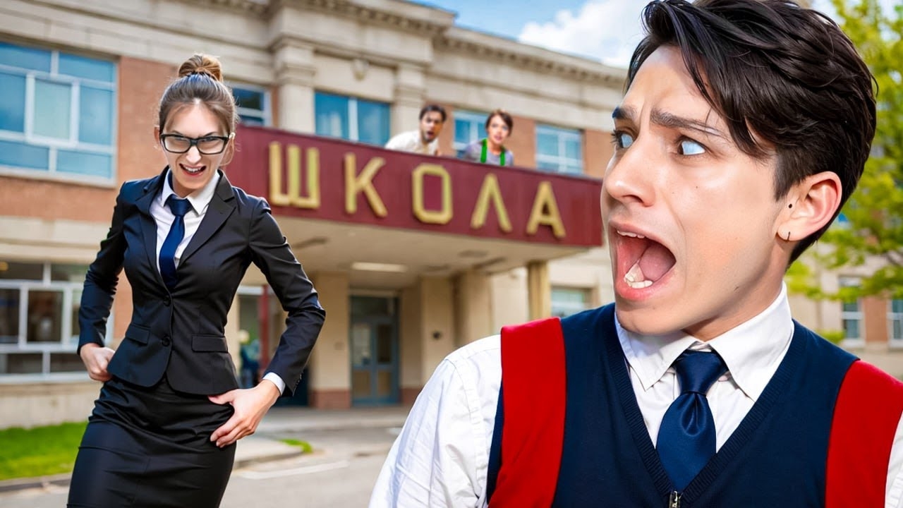 📹 СБЕЖАЛ СО ШКОЛЫ ОТ ЗЛОЙ УЧИЛКИ!😱 Побег Пацана: Стэлс Школьника 2 АКТ!