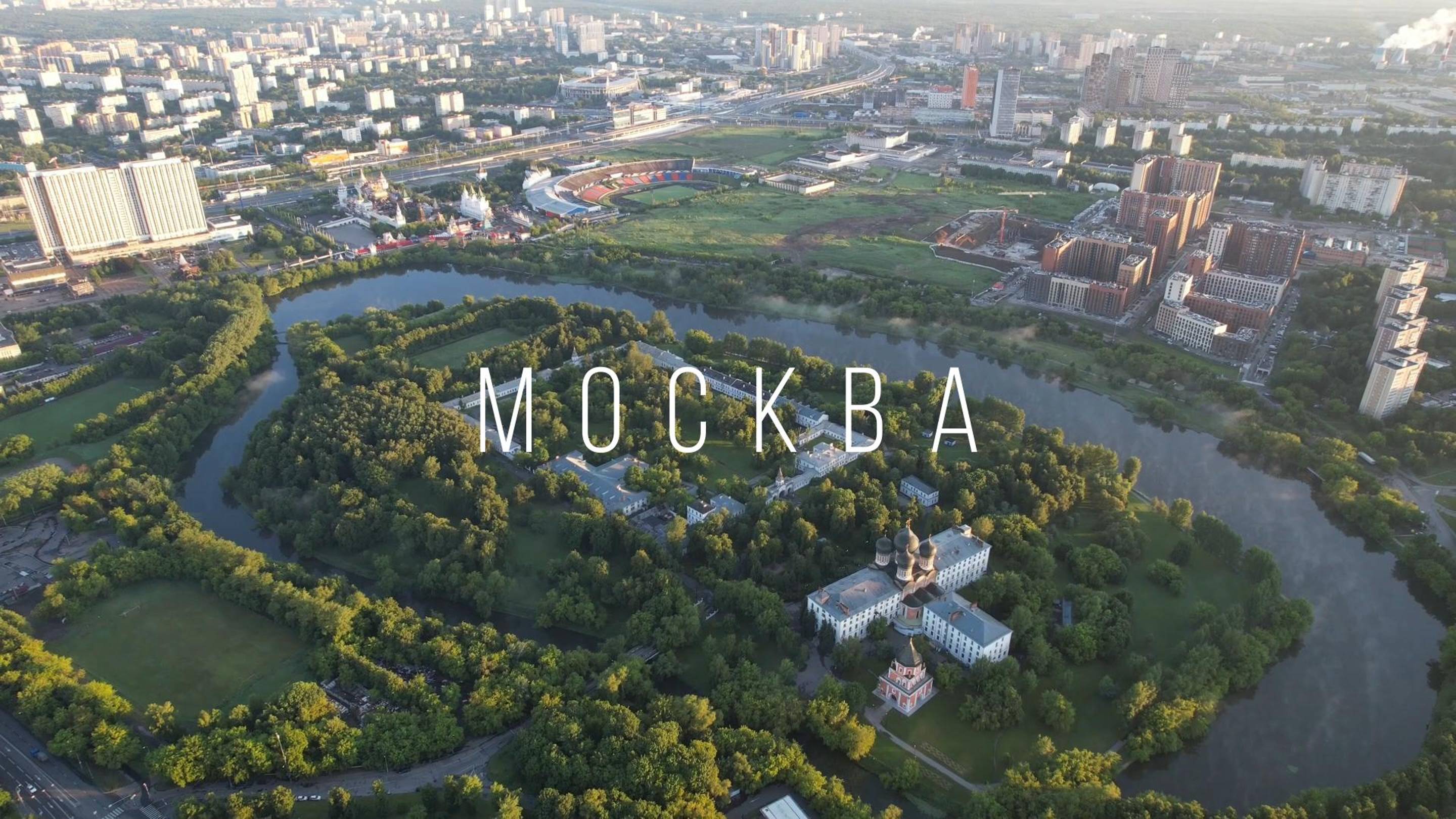 Москва. Усадьба Измайлово. Вид сверху