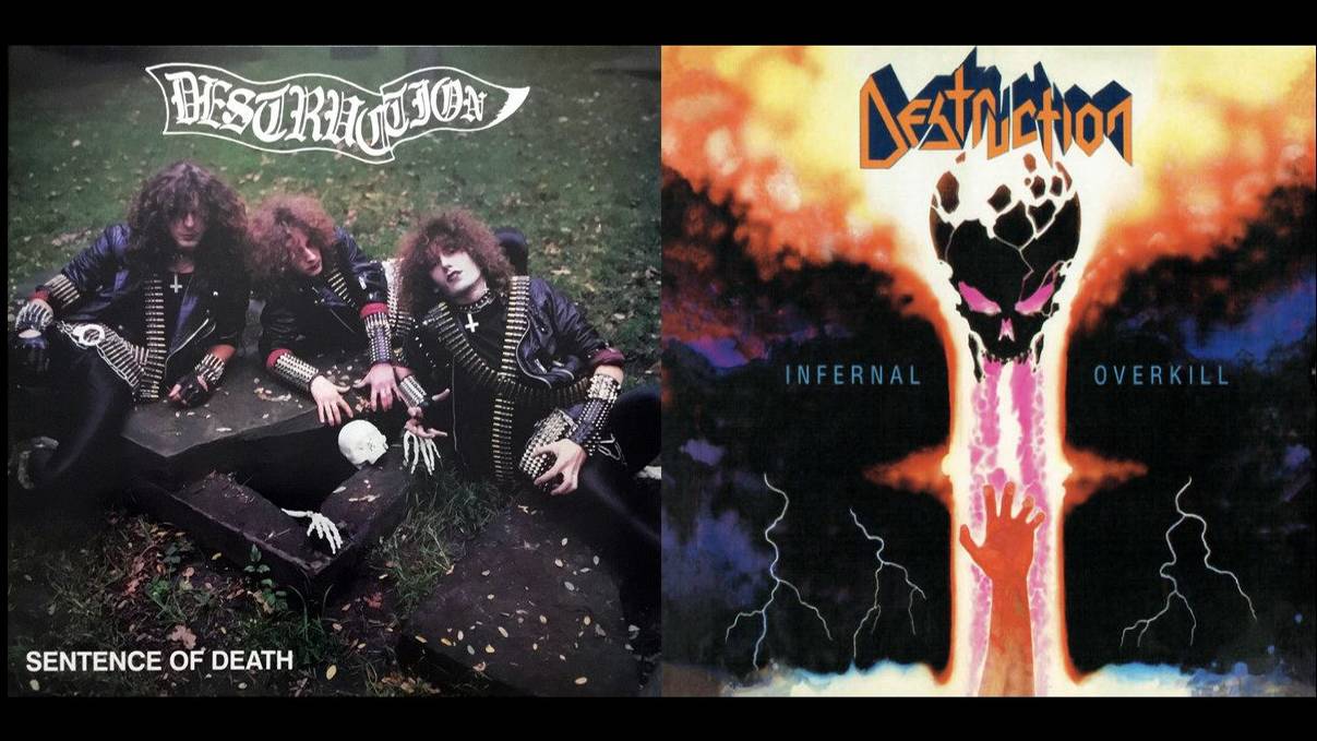 Destruction - Sentence Of Death (1984) & Infernal Overkill (1985) Full Albums (2001 Reissue)