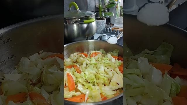 тушёная капуста с картошкой очень вкусно