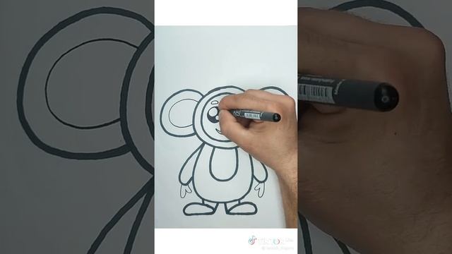 нарисовать Чебурашку