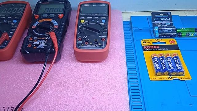 Какие батарейки лучше использовать в мультиметрах.