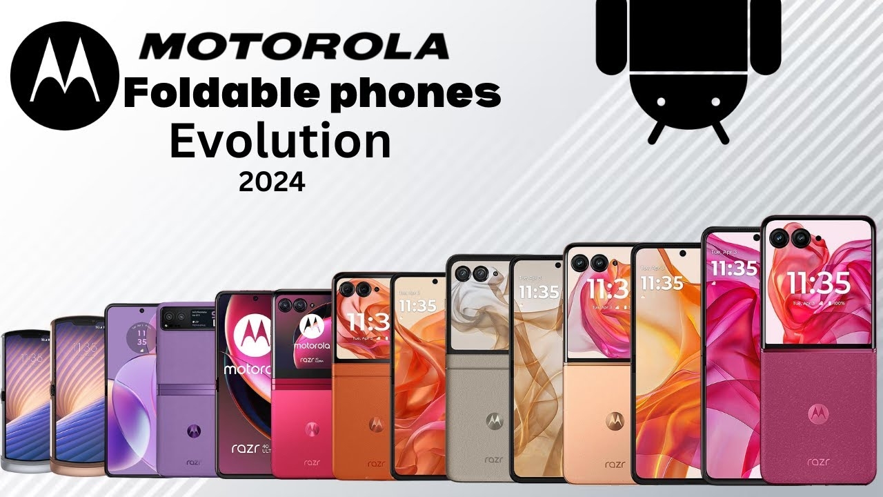 Эволюция складных телефонов Motorola к 2024 году