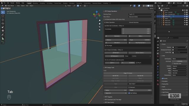 9 - From 2D to 3D in Architecture - 4 -Modeling Windows