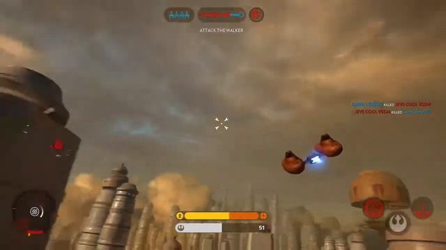 Star Wars Battlefront Bespin DLC Walker Assault AT-AT Attack Run