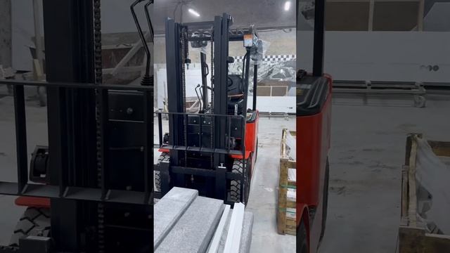 Новый друг, приехал работать. Вилочный электропогрузчик Ep CPD18F8 #мрамор #гранит #облицовка #ep