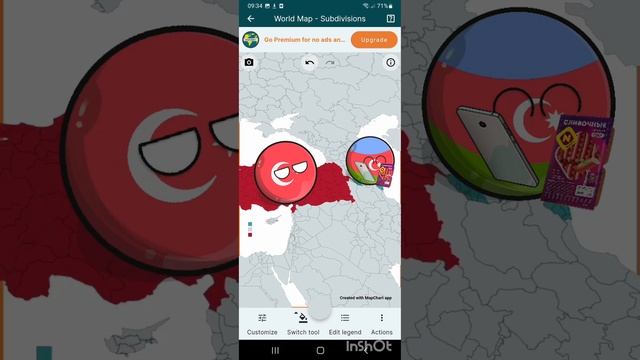 Азербайджан ест Сосиску #countryballs #mapper #рекомендации