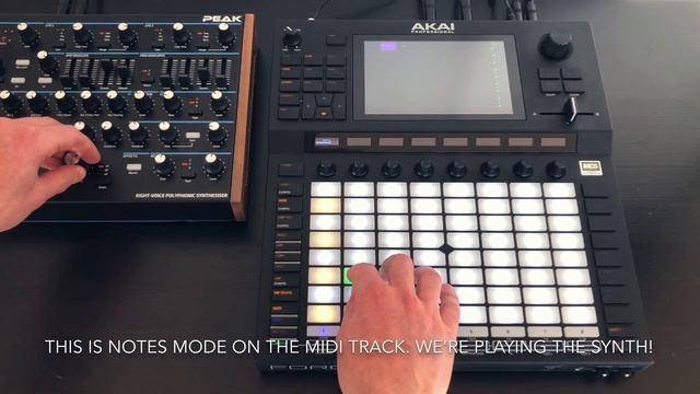 How to connect and control an external synth with the AKAI Pro Force