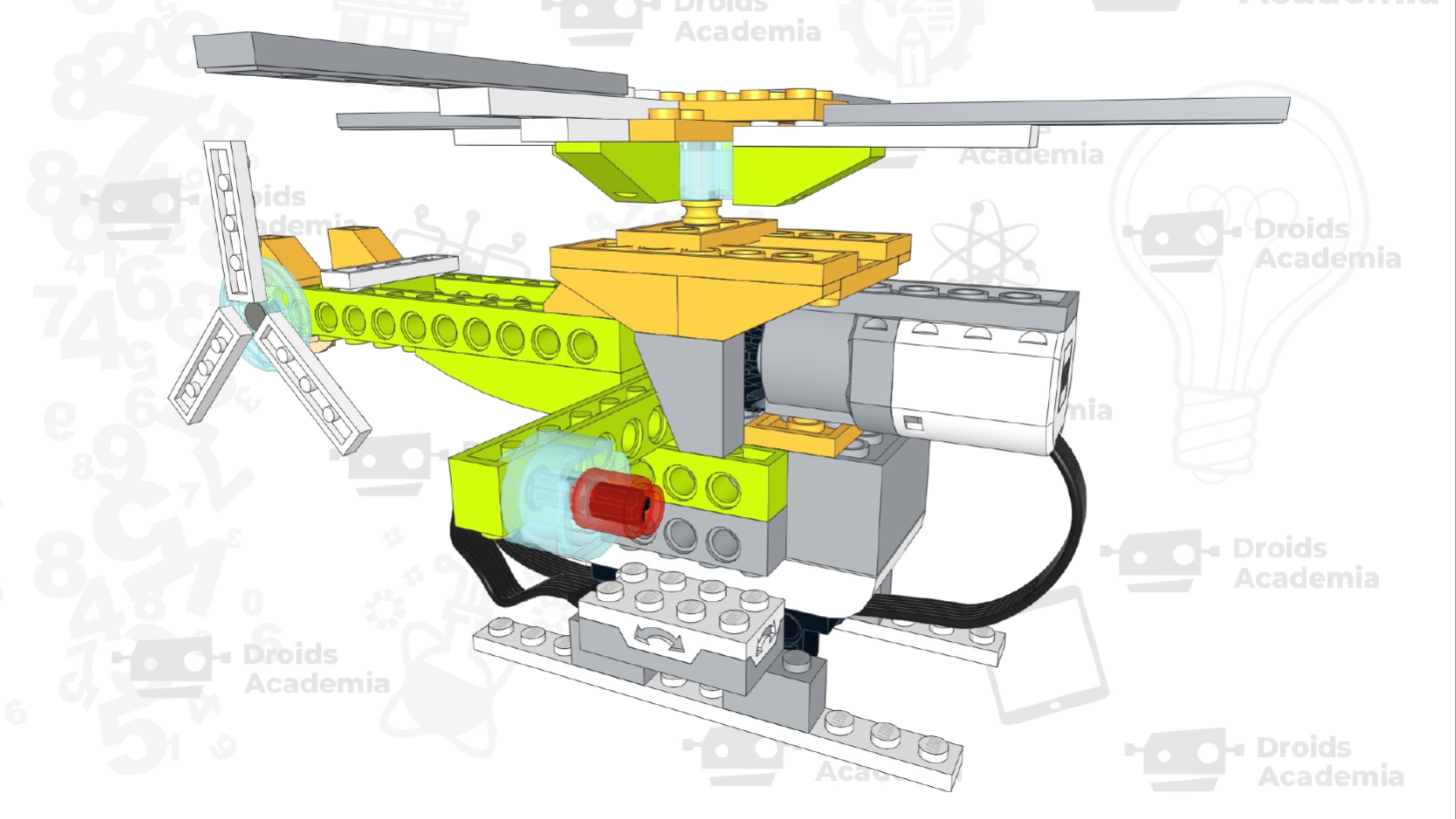 Lego WeDo 2.0 вертолет