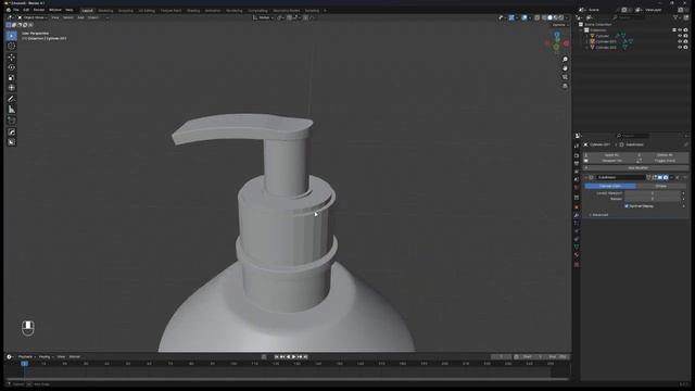 Blender - Liquid Soap Bottle Modeling Tutorial