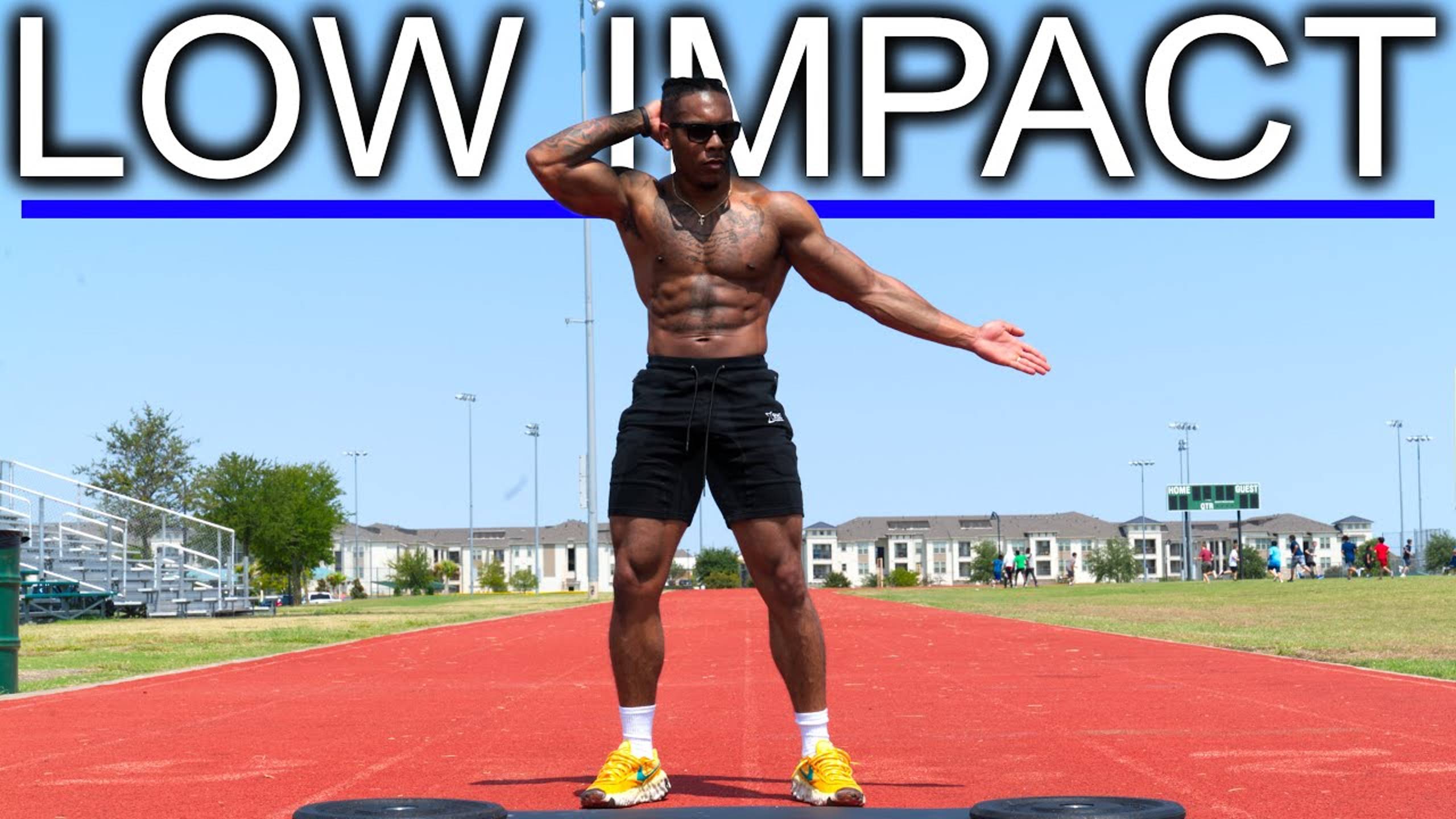 LOW IMPACT FAT BURNING HIIT WORKOUT (NO EQUIPMENT) - BullyJuice