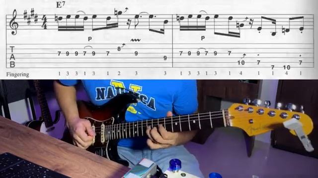 Parking Meter Blues - Blues Guitar Solo in E(tab)