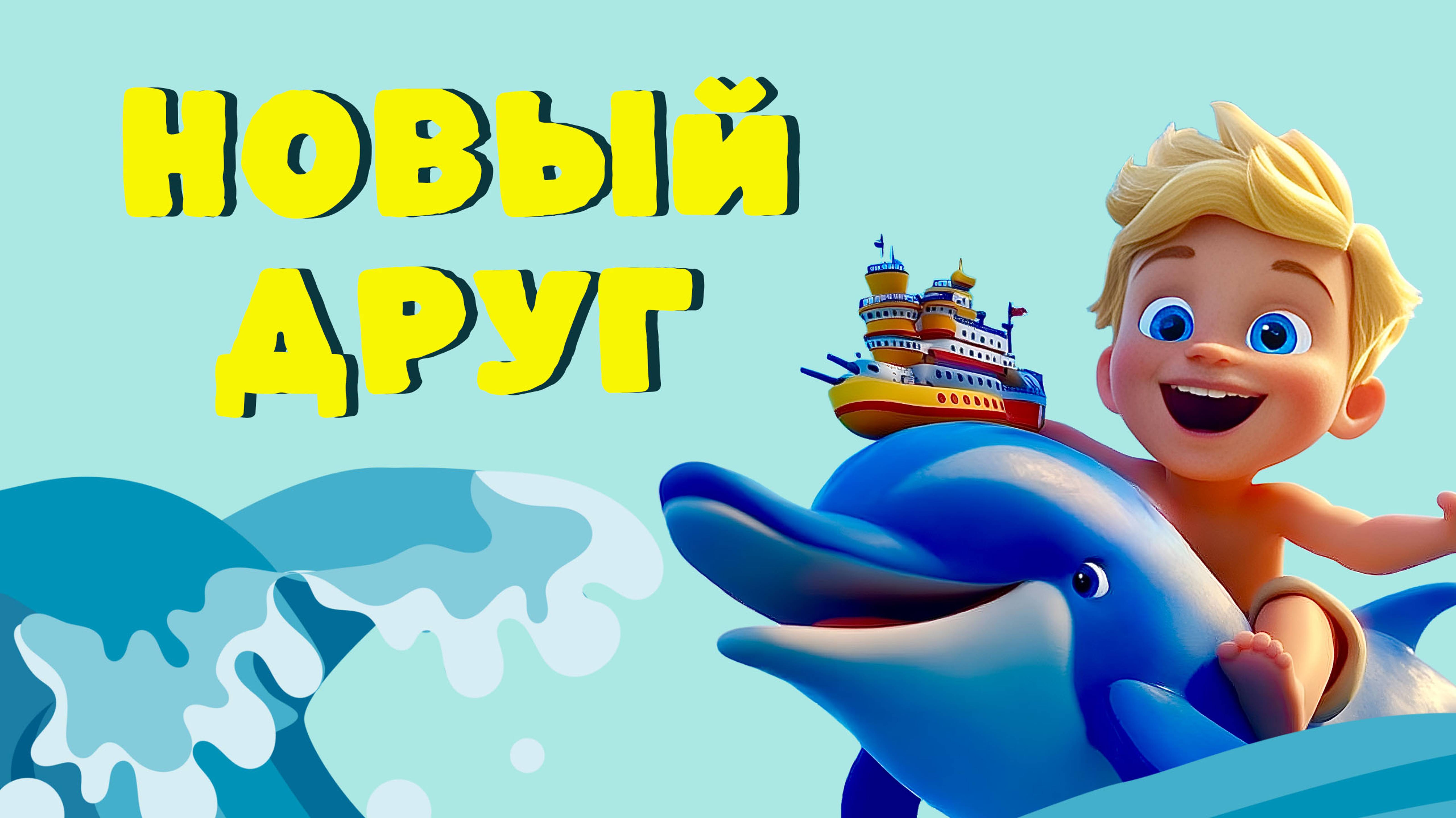 Новый друг или морские приключения — мультик про Артемия и его нового друга дельфина