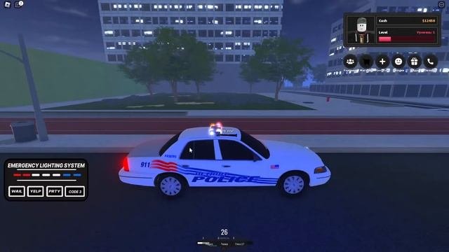 ⟰ ROBLOX ⟱  НАВОДИМ ПОРЯДОК В РОЛИ КОПА - EMERGENCY DISTRICT DETROIT