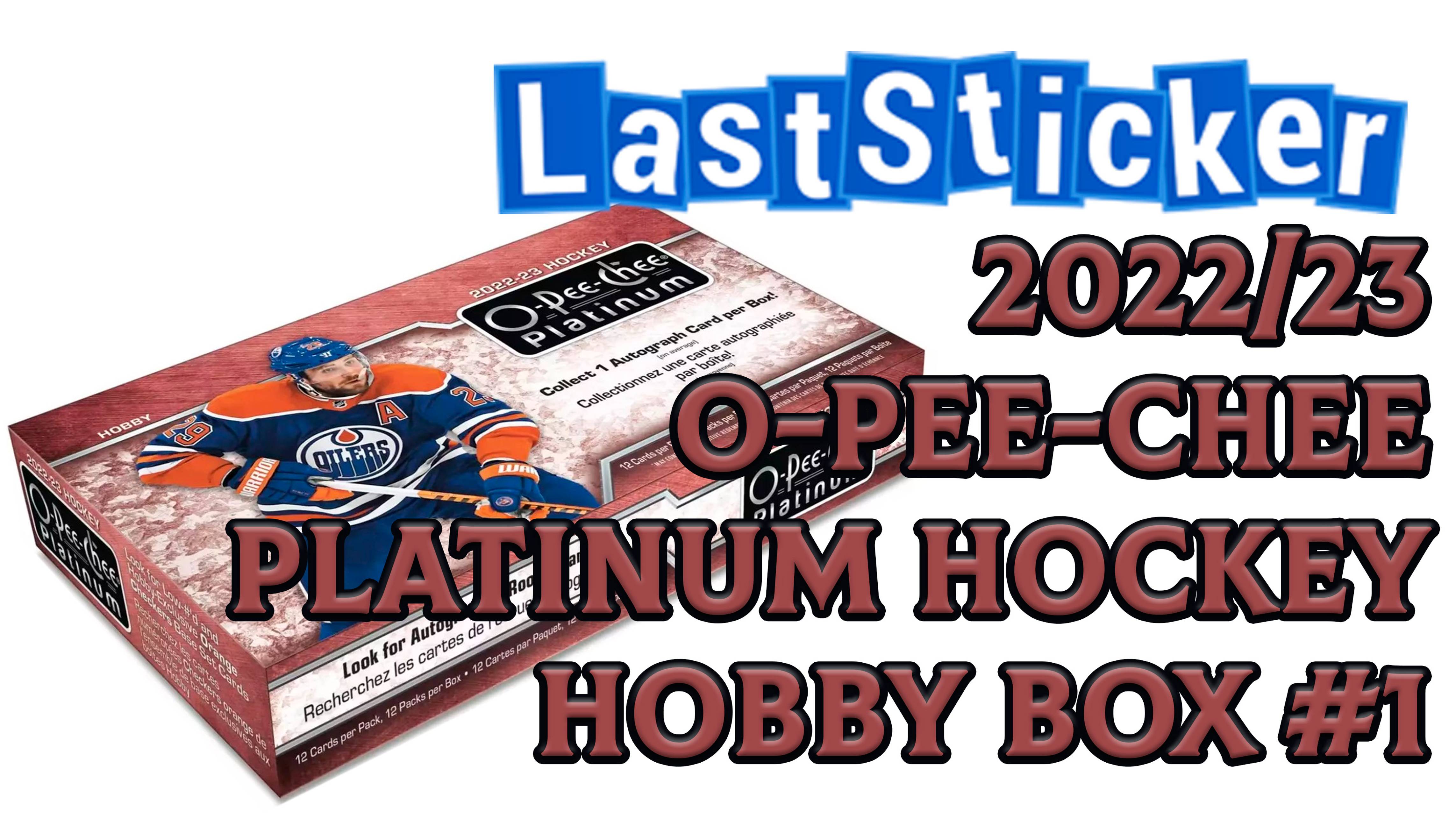 Boxbreak of Hobby box 2022/23 Hockey O-Pee-Chee Platinum #1