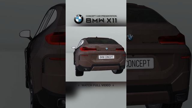 BMW X11 CONCEPT CAR BROWN BARK - SHORTS 7