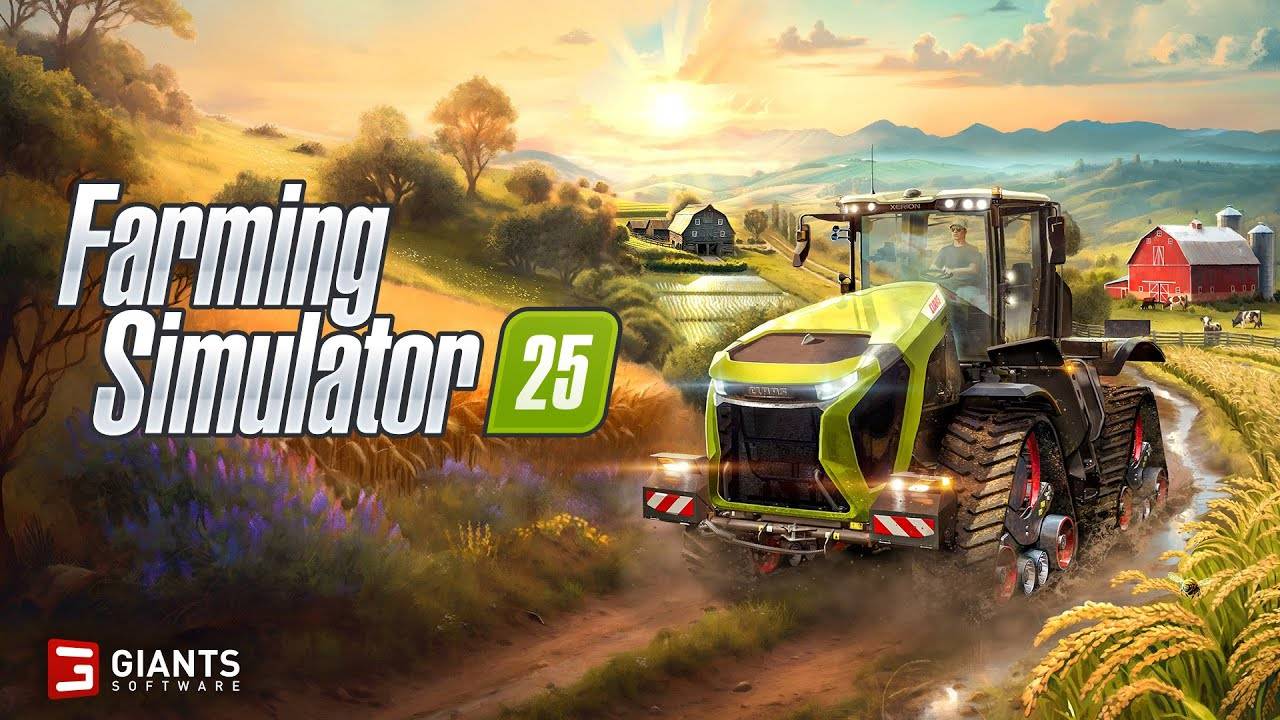 Батя уехал в деревню покорять фермерское дело. Farming Simulator 25