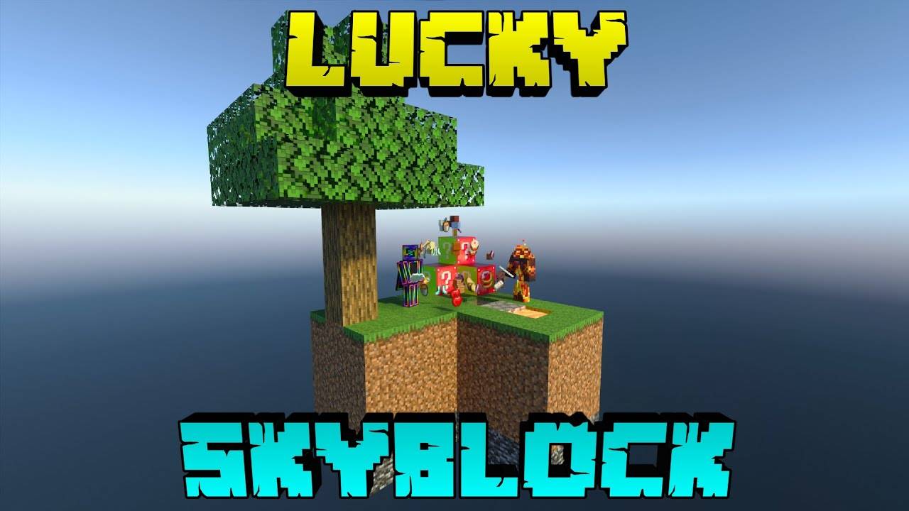 Карта LuckyTree SkyBlock (Небесные блоки. Дерево удачи) для Minecraft PE