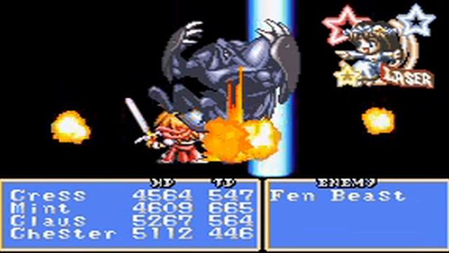 Tales of Phantasia (GBA) - Fen Beast {Hard Mode}