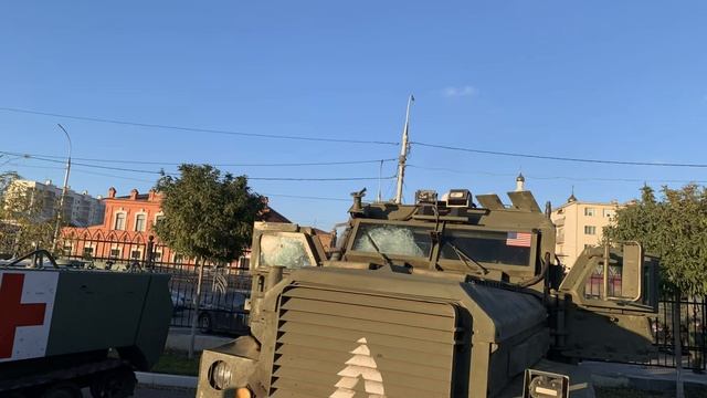 Трофейная НАТОвская техника в Астрахани.