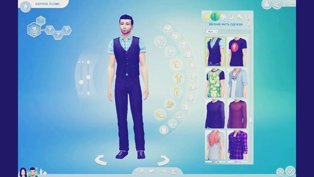 Создаём персонажей из сериала Элементарно в The Sims 4 #2