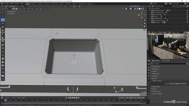 2. Modeling the Rooms - 25. Fixing smoothing errors