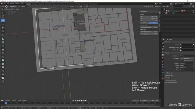 2. Modeling the Rooms - 2. Creating the interior walls